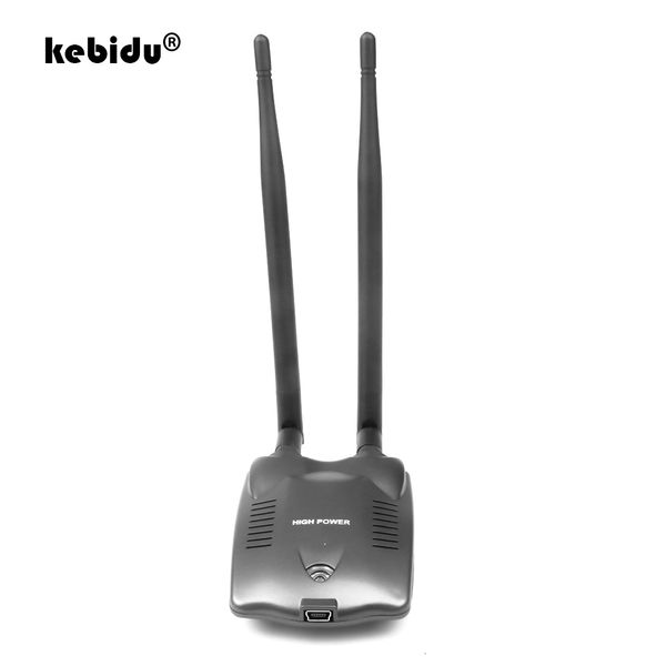 Wi-Fi Finder kebidu N9100 Per Beini internet gratuito Scheda di rete wireless USB Decodificatore adattatore Wifi Alta potenza 3000mW Doppia antenna 230718