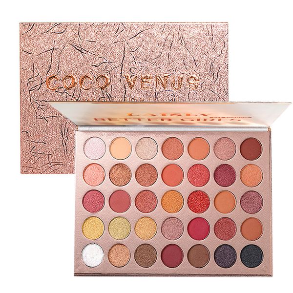 Ombretto DIKALU COCO 35 colori Palette di purè di patate Terra Zucca Ombretto impermeabile a lunga durata Pallete Beauty 230718