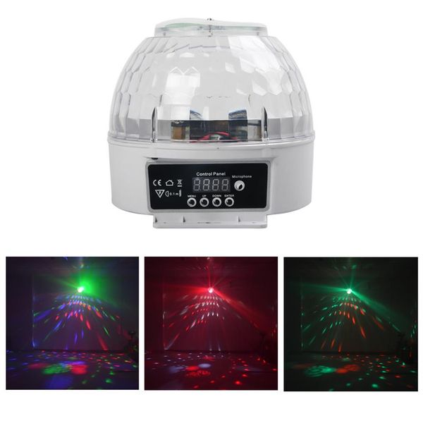 AUCD DMX 512 Digital RGBW 1W LED Flor Cristal Bola Mágica Luz Discoteca DJ Club KTV Show de Festas Iluminação de Palco em Casa LE-MB3281c