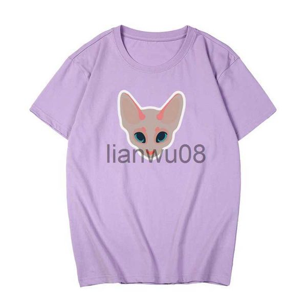 T-shirt Bambini TShirts 100 Cotton Anastasiz Merch Cat Print T-shirt Moda ragazza Manica corta T-shirt casual Blog Fan's Tees x0719