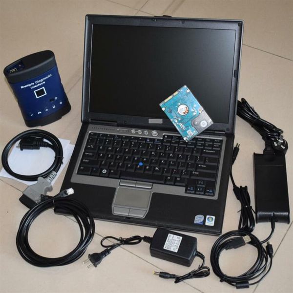TECH2 MDI Multiple Diagnostic Tool Interface Auto-Scanner mit neuester Software-SSD, installiert in gebrauchtem Laptop d630 4 GB RAM264T