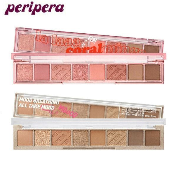 Ombretto PERIPERA All Take Mood Palette 8 colori Nude Shimmer Matte Eyeshadow Pallete Glitter LongLasting Waterproof 230718