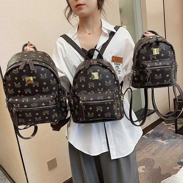 Frühling Und Sommer Neue Koreanische Mode Student Tasche Gedruckt Mini Kleine Rucksack Damen Tasche