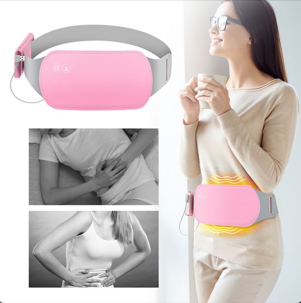 Corrente de emagrecimento Menstrual Ponta de aquecimento inteligente Cólicas da cintura de alívio quente Cólicas vibratórias MASSAGER ABOMINAL