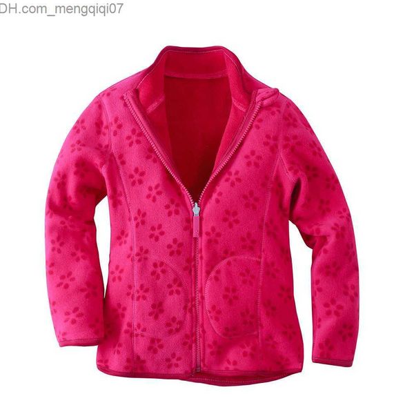 Cappotto Hot Sand Red Giacca di lana per bambini Full Zip Giacca da lavoro per bambini Primavera Autunno Abbigliamento per bambini 1-8 anni Z230720