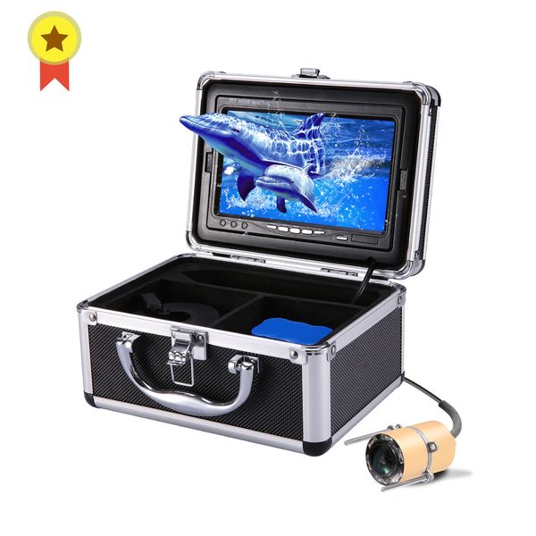 Balık Bulucu LuckyLaker Video Balık Bulucu 7 inç LCD Monitör Kamera Kiti Kış Su Altındaki Buz Balıkçılık Kılavuzu Arka Işığı BOYEN'S HEDİYE 230718