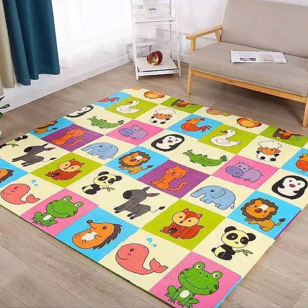 Play Mats XPE Folding Baby Play Mat Kids Crawling Toys for Children's Carpet Climbing Gyme Game Road Pad Activity Room Rug 230718
