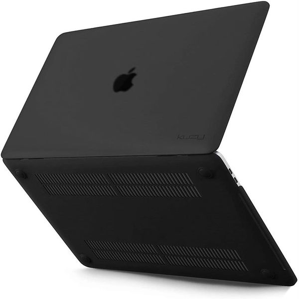 Estojo de capa dura de plástico totalmente ventilado antiderrapante com toque macio para MacBook Pro 13 3 Air 13 3 11 6 12 retina 13 3 15 4 16 polegadas Pro213I