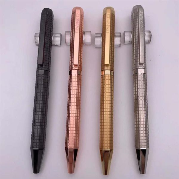 YAMALANG Luxury Pens Limited Edition penna a sfera in metallo con design a griglia Penna a sfera di marca Penna a sfera di alta qualità Regalo perfetto per uomo e Wo269N