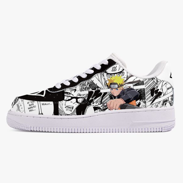 Scarpe fai-da-te scarpe firmate scarpe da corsa da uomo una per uomo donna piattaforma sneaker casual Classic White Black cartoon graffiti scarpe da ginnastica sport all'aria aperta 36-48 189369-1