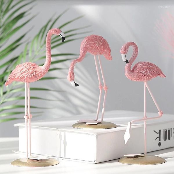 Decorazione per feste Ins Flamingo per soggiorno Ornamento Accessori per matrimoni Forniture per compleanni Regalo per San Valentino per bambini