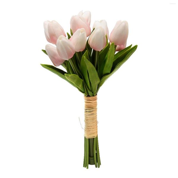 Nachtlichter, Tulpen, künstliche Blumen, Heimdekoration, batteriebetrieben, Geschenk, LED-Licht, El Real Touch, Tischdekoration, Nachttisch, Bankett