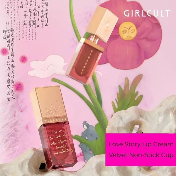 Rossetto Girl Brand Love Story rossetto Naked Rossetto antiaderente Rossetto liquido Matte Aromatic Infiltration Cosmetics 230718