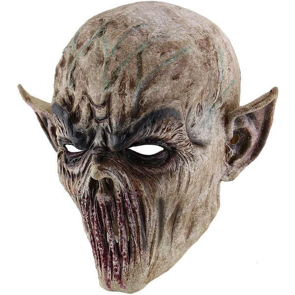 Máscaras de festa Máscara assustadora de Halloween Máscara de fantasma do terror Diabo Dance Party Máscara assustadora bioquímica alienígena Zombie Caps 230718