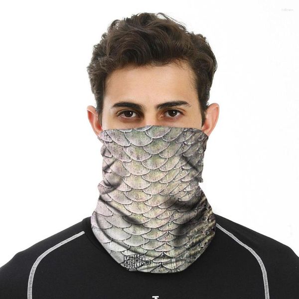 Шарфы рыбацкая маска бандана шарф шарф балаклава дышащая защита от рыбы с повязкой на голову мужчины женщины череп на открытом воздухе Банданы