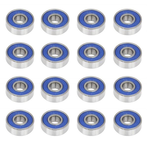 100 шт. ABEC-9 608-2RS ROLLER BLADES Подшипник 608RS 608 2RS Roller Skate Wheel Wheel 8 22 7 MM Skateboard Ball Barking276E