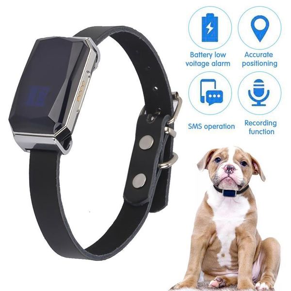 Autres fournitures pour chiens G12 GPS Smart Localisateur d'animaux étanche Collier de localisation universel pour chats et chiens Positionnement Tracker Localisation 230719