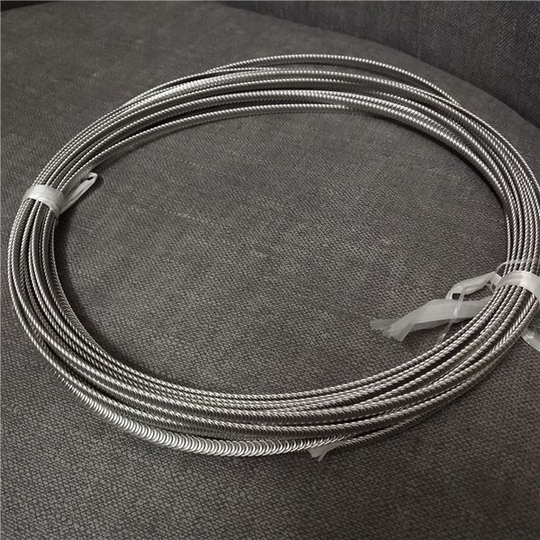 Taschenteile-Zubehör, 10 Meter, 4/5 x 1,8 mm, Rolle, spiralförmig, Edelstahlknochen, Großhandel für Unterwäsche, Korsett, spiralförmig, metallisches Boning 230719