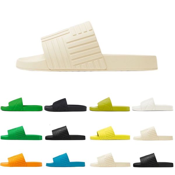 Männer Frauen Hausschuhe Sandalen Slides Stoff Gummi Fell Baumwolle Außensohle Grasgrün dicker Boden Slipper Keil flauschig Schriftzug Wort