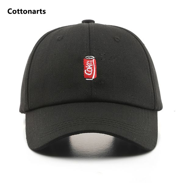 Cappellini da baseball Berretto da baseball estivo unisex Coca Cola Berretto da baseball ricamato con lettere Lattine pop Cappellino sportivo ricamato Ins Soft Top Cappellini in cotone Cappelli da sole 230718