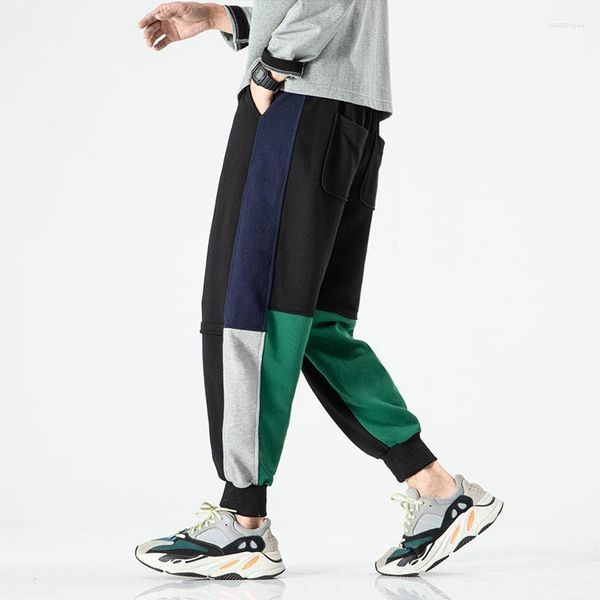 Pantaloni da uomo Pantaloni sportivi da uomo primavera Streetwear Pantaloni Harem hip-hop Nero Verde Sweat Casual