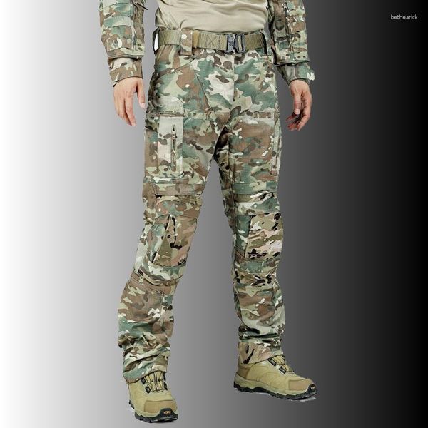 Pantaloni da uomo Primavera Militare US Army Cargo Abiti da lavoro Uniforme da combattimento Paintball Multi tasche Pantaloni lunghi tattici