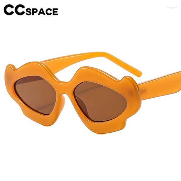 Óculos de Sol 56642 Punk Wacky Irregularity Óculos de Sol Homens Mulheres Moda Candy Color Ao Ar Livre Proteção Ultravioleta Uv400