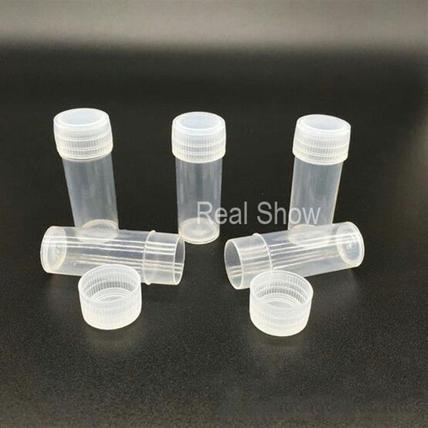 5g Plastikverpackungsflasche 5ml Pillenfläschchen Schnappdeckelbehälter Pulverglas 100 Stück transparente Flasche Taobao Online-Shopping272U