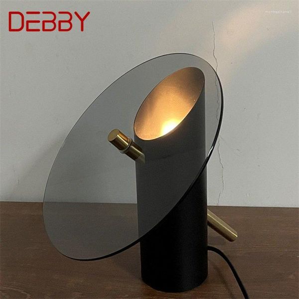 Candeeiros de mesa DEBBY Lâmpada contemporânea simples LED iluminação de mesa decorativa para casa quarto sala de estar