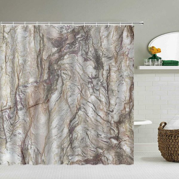 Chuveiro moderno com padrão de azulejo cerâmico, à prova d'água, banheiro, chuveiro, tecido 3d, tela de banho com 180*180cm