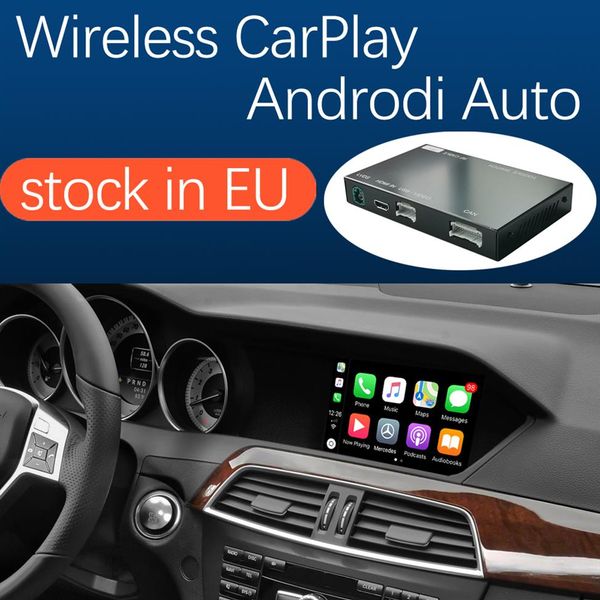 Interfaccia Wireless CarPlay per Mercedes Benz Classe C W204 2011-2014 con Android Auto Mirror Link AirPlay Car Play Functions2603