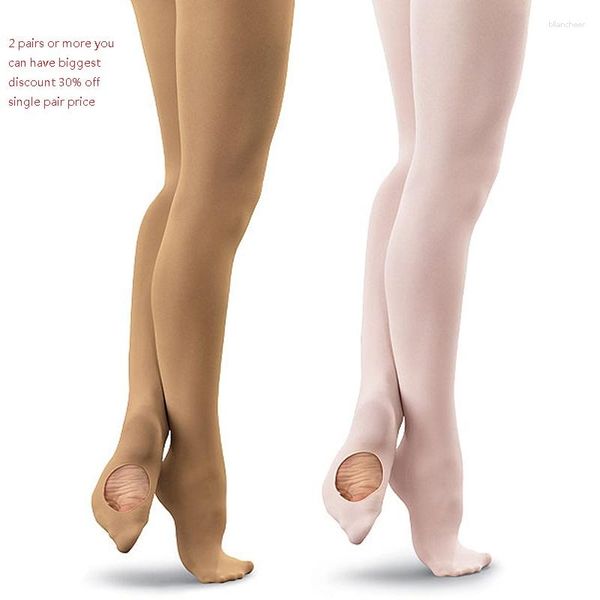 Abbigliamento da palcoscenico Bambino Adulto Danza Calzino Collant Collant Calze Calzini da balletto professionali Danza Ballerina Jazzy Yoga Leggings Donna Legwear