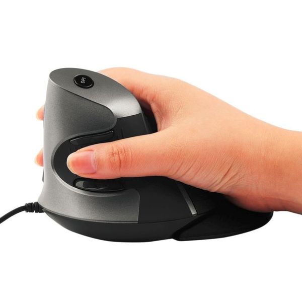 Mouse laser cablato Mouse per ingegneria umana Mouse verticale ergonomico laser M618 per computer portatile PC Whole288u