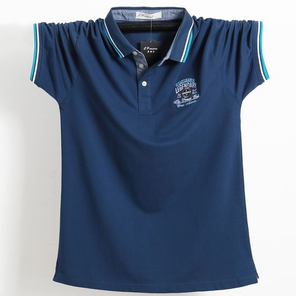 Herren Polos Poloshirt Marke Camisa Masculina Baumwolle Atmungsaktiv Doppelseitige Streifen Slim Fit 230718