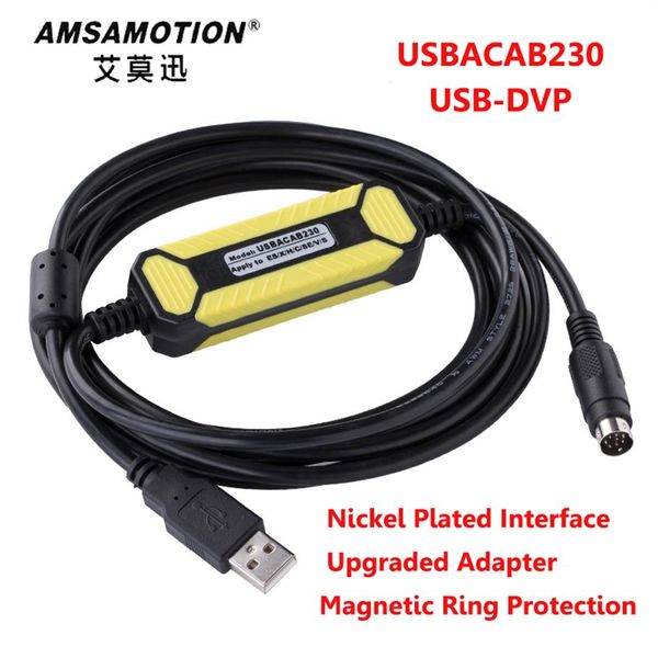 USBACAB230 Cavo di programmazione Delta PLC Adattatore da USB a RS232 per cavo USB-DVP ES EX EH EC SE SV SS Series302Z