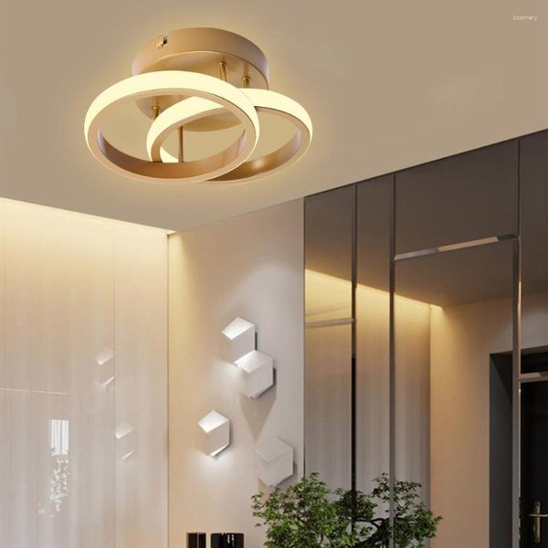 Lampada da parete Luci da corridoio in metallo Illuminazione da balcone ad alta luminosità Protezione degli occhi Lampade da soffitta per uso domestico Risparmio energetico per cucina Bagno