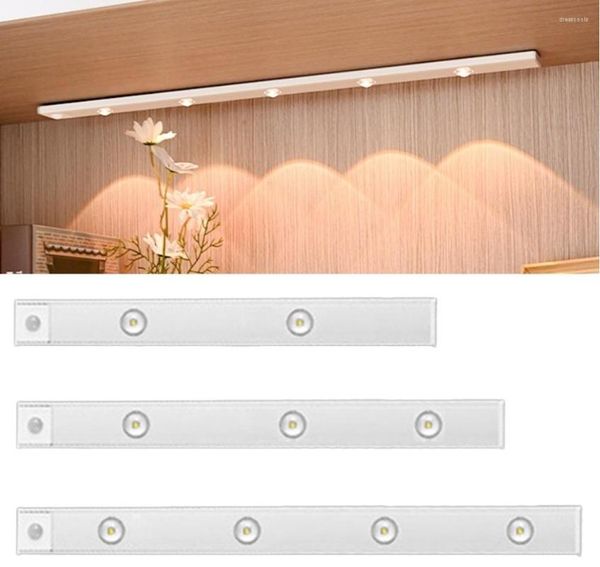 Wandleuchte, selbstklebendes LED-Bewegungsmelder-Licht, ultradünn, wiederaufladbar, Treppenhaus-Hintergrundbeleuchtung, Helligkeit einstellbar, für Wohnzimmer, Schlafzimmer