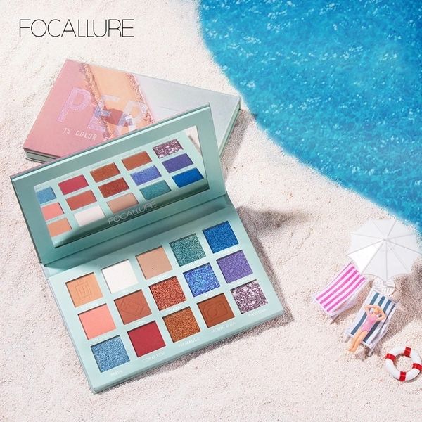 Paleta de sombras FOCALLURE Sombras altamente pigmentadas Professional Matte Glitter Shimmer Sexy Beauty Makeup 230718