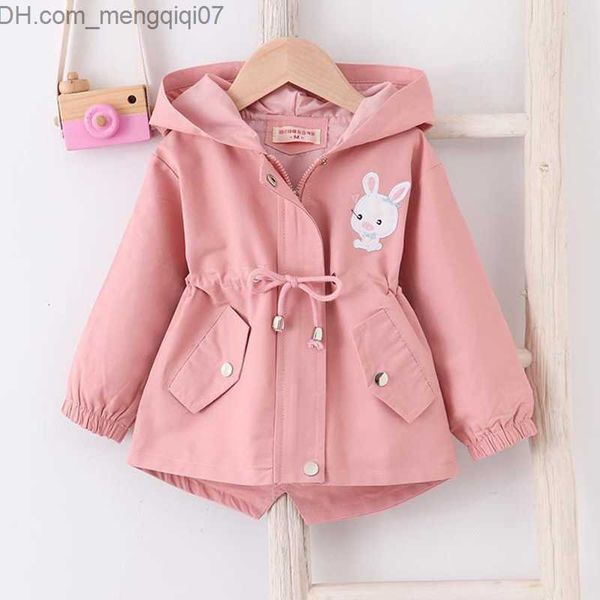 Cappotto Giacca bambina 1-7 anni Giacca primavera / estate casual antivento per bambini Giacca bambino con cappuccio coniglio carino Abbigliamento per bambini Z230719