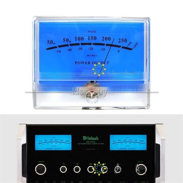 1PCS x VU Meter DB Level Header Audio Power Amplifier Indicator Meter DB Table blue283E