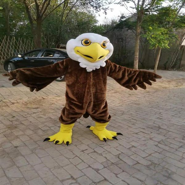 Real Picture Eagle Maskottchen Kostüm Fancy Outfit Cartoon Charakter Party Dress266S