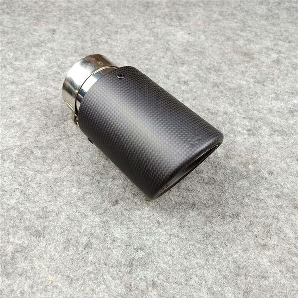 1 pezzo di alta qualità opaco Akrapovic tubo di scarico ricambi auto auto universale Ak in fibra di carbonio ugelli in acciaio inossidabile silenziatore tip266a