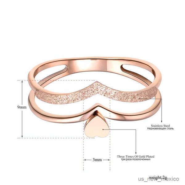 Кольца лента Ring jeemango Romantic Crown Crown Cring Кольцо Кольцо розового золота Цвет из нержавеющей стали подарки для женщин R230719