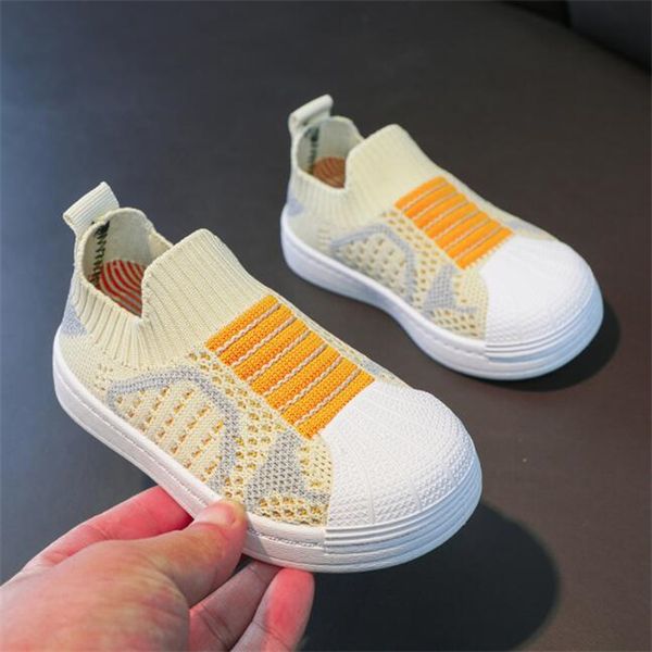 Sneakers per bambini Scarpa da corsa per bambina traspirante per bambini Suola morbida in gomma Walkers Scarpe casual per bambini antiscivolo