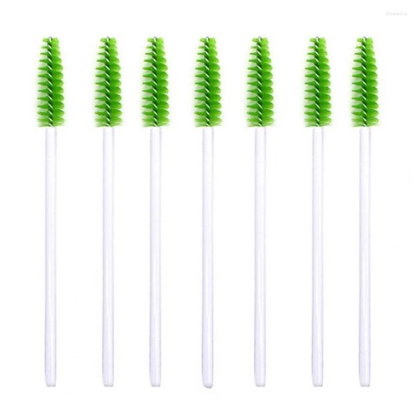 Pennelli trucco 100Pcs Pennello per ciglia Usa e getta Design a spirale pieghevole Curling Estensione ciglia Mascara Applicatore bacchetta Fornitura donna