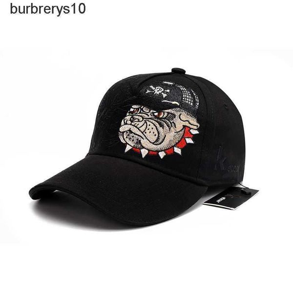 2022 Neuer Hut mit französischer Bulldogge, bestickte Kappe mit Entenzunge für Männer und Frauen, koreanische Version, große High-Top-Baseballkappe, Modemarke
