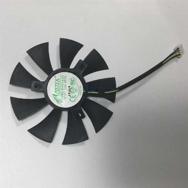 85mm GA91A2H -PFTC 12V 0 35A 4Wire GTX1060 ti GTX960 GTX1070MINI Ventola scheda grafica GA91A2H-PFTC 40mm Fori Size245S