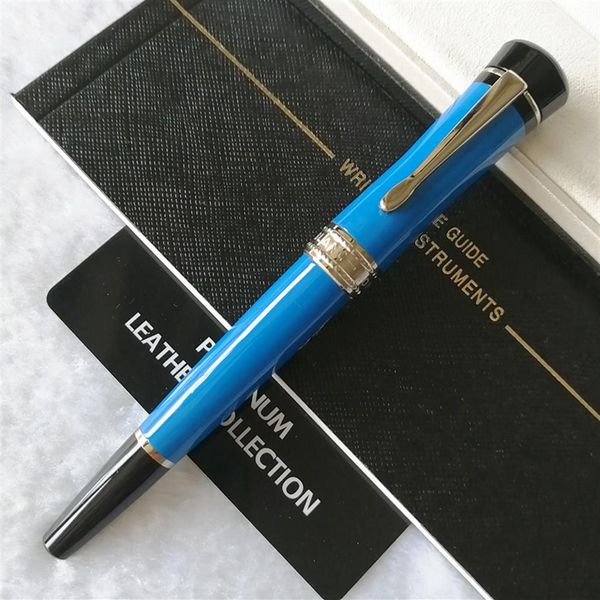 Penna roller di alta qualità Luxury Special Edition Lucky Star classico Blu Bianco Nero cancelleria in metallo Scrittura Smooth office sch285D