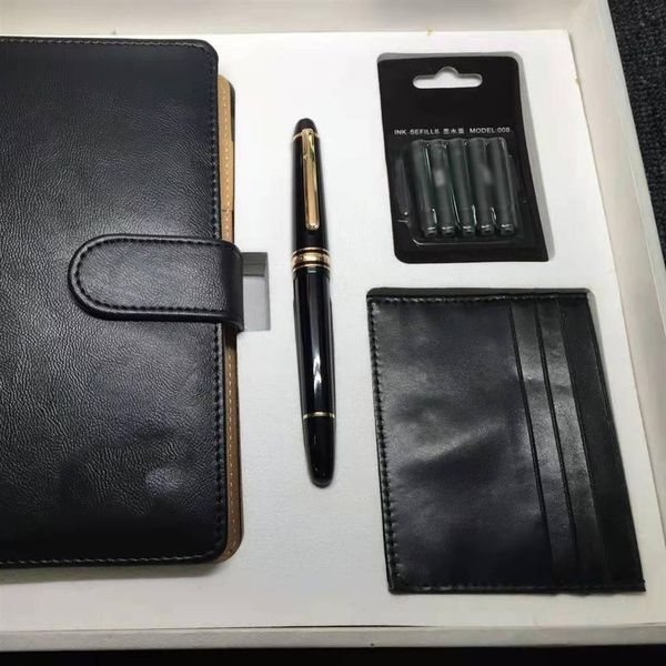 PENNA REGALO Designer di lusso Penne stilografiche Rollerball Pen Notebook Card bag suit Confezione squisita Top Gifts261f