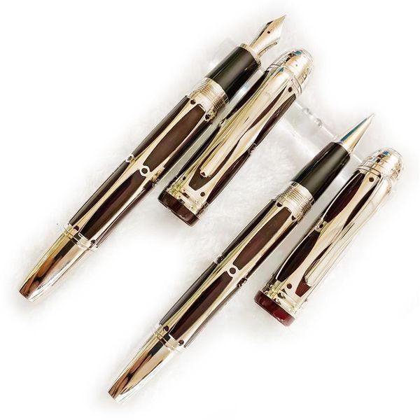 Pure Pearl Pome Julius II Roller Ball Fountain Fountain Pen High Classic Hollow Out Barrel Письменное написание плавного офиса роскошное STA355S